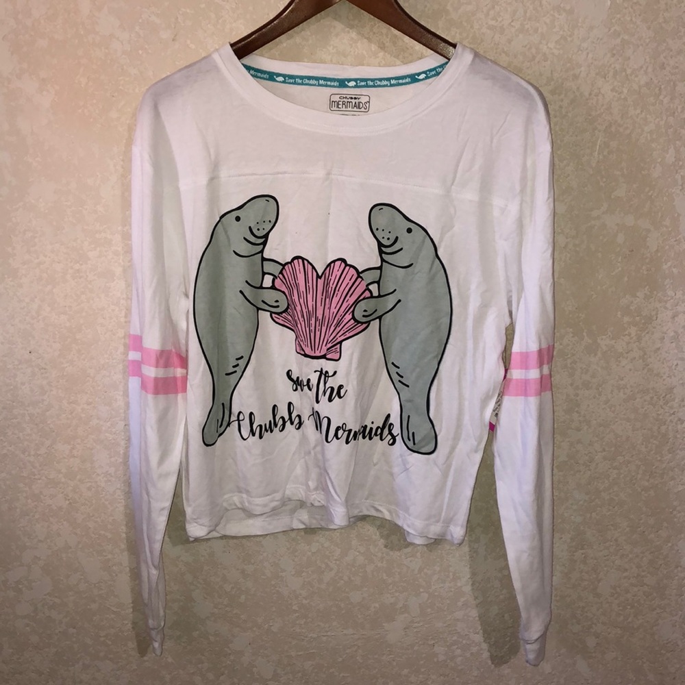 Manatee long sleeve tee